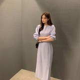 ツーピースセット シフォンブラウス&ミドルスカートセットアップ | Girly Doll | 詳細画像4