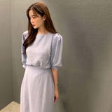 ツーピースセット シフォンブラウス&ミドルスカートセットアップ | Girly Doll | 詳細画像10