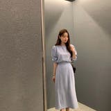 ツーピースセット シフォンブラウス&ミドルスカートセットアップ | Girly Doll | 詳細画像24