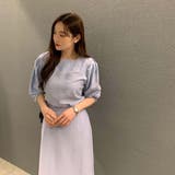 ツーピースセット シフォンブラウス&ミドルスカートセットアップ | Girly Doll | 詳細画像25