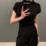 ボトルネックフレンチスリーブプリーツトップス【韓国ファッション】 | Doula Doula | 詳細画像13 