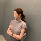 ボトルネックフレンチスリーブプリーツトップス【韓国ファッション】 | Doula Doula | 詳細画像19 