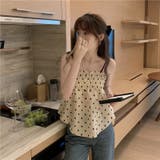 イレギュラーヘムシャーリングフレアキャミソール | Girly Doll | 詳細画像7