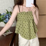 イレギュラーヘムシャーリングフレアキャミソール | Girly Doll | 詳細画像17