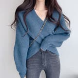 カシュクールニットセーター【韓国ファッション】 | Girly Doll | 詳細画像8 