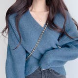 カシュクールニットセーター【韓国ファッション】 | Girly Doll | 詳細画像10 
