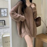 Vネックシャギーニットワンピース | Girly Doll | 詳細画像6