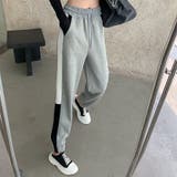 サイドラインスウェットパンツ【韓国ファッション】【春夏新商品】 | Girly Doll | 詳細画像5 