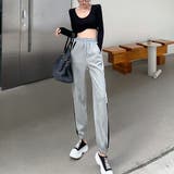 サイドラインスウェットパンツ【韓国ファッション】【春夏新商品】 | Girly Doll | 詳細画像9 