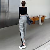 サイドラインスウェットパンツ【韓国ファッション】【春夏新商品】 | Girly Doll | 詳細画像15 