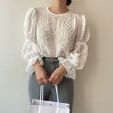 クルーネックブラウス【韓国ファッション】【春夏新商品】 | Girly Doll | 詳細画像9 