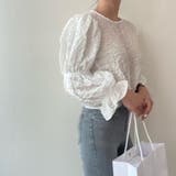 クルーネックブラウス【韓国ファッション】【春夏新商品】 | Girly Doll | 詳細画像10 