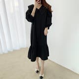 セーラーカラーロングワンピース【韓国ファッション】【春夏新商品】 | Doula Doula | 詳細画像3
