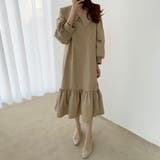 セーラーカラーロングワンピース【韓国ファッション】【春夏新商品】 | Doula Doula | 詳細画像6