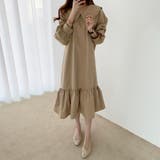 セーラーカラーロングワンピース【韓国ファッション】【春夏新商品】 | Doula Doula | 詳細画像8