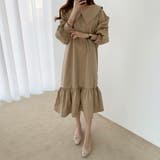 セーラーカラーロングワンピース【韓国ファッション】【春夏新商品】 | Doula Doula | 詳細画像10