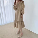 セーラーカラーロングワンピース【韓国ファッション】【春夏新商品】 | Doula Doula | 詳細画像13