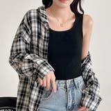 スクエアネックリブタンクトップ【韓国ファッション】【春夏新商品】 | Doula Doula | 詳細画像7 