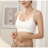 着心地×しっかりホールド◎コットン混スポーティーブラ ブラトップ | Doula Doula | 詳細画像3