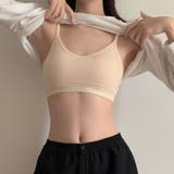 着心地×しっかりホールド◎コットン混スポーティーブラ ブラトップ | Doula Doula | 詳細画像6