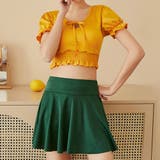 パフスリーブが可愛い。パフスリフレアスカート水着セット | Doula Doula | 詳細画像2