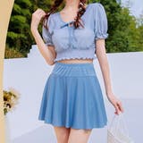 パフスリーブが可愛い。パフスリフレアスカート水着セット | Doula Doula | 詳細画像9