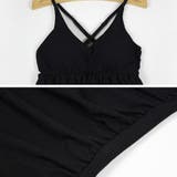 同素材でこなれ感。水着セット フリルワンピース水着＆ボレロ | Doula Doula | 詳細画像3 