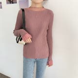 ボトルネックリブニットトップス【韓国ファッション】 | Girly Doll | 詳細画像17 