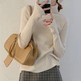 タートルネックロングスリーブリブニット【韓国ファッション】 | Girly Doll | 詳細画像14