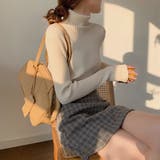タートルネックロングスリーブリブニット【韓国ファッション】 | Girly Doll | 詳細画像35
