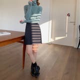 タートルネックロングスリーブリブニット【韓国ファッション】 | Girly Doll | 詳細画像41