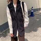 テーラードジャケットベスト【韓国ファッション】 | Girly Doll | 詳細画像2