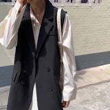 テーラードジャケットベスト【韓国ファッション】 | Girly Doll | 詳細画像3