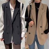 テーラードジャケットベスト【韓国ファッション】 | Girly Doll | 詳細画像8