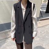 テーラードジャケットベスト【韓国ファッション】 | Girly Doll | 詳細画像11