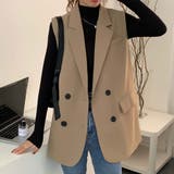 テーラードジャケットベスト【韓国ファッション】 | Girly Doll | 詳細画像13