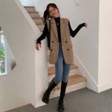 テーラードジャケットベスト【韓国ファッション】 | Girly Doll | 詳細画像14