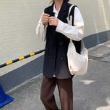 テーラードジャケットベスト【韓国ファッション】 | Girly Doll | 詳細画像16