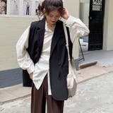 テーラードジャケットベスト【韓国ファッション】 | Girly Doll | 詳細画像18