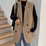 テーラードジャケットベスト【韓国ファッション】 | Girly Doll | 詳細画像21