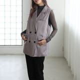 ライトグレー | テーラードジャケットベスト【韓国ファッション】 | Girly Doll
