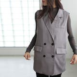 テーラードジャケットベスト【韓国ファッション】 | Girly Doll | 詳細画像24