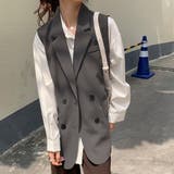 テーラードジャケットベスト【韓国ファッション】 | Girly Doll | 詳細画像31