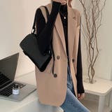 テーラードジャケットベスト【韓国ファッション】 | Girly Doll | 詳細画像33