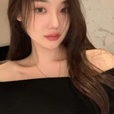 ブラック | オフショルダーニット【韓国ファッション】 | Girly Doll