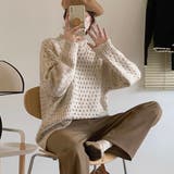 スタンドカラーデザインニットセーター【韓国ファッション】 | Girly Doll | 詳細画像7 