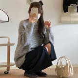 スタンドカラーデザインニットセーター【韓国ファッション】 | Girly Doll | 詳細画像17 