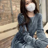 ベロアプリーツワンピース | Girly Doll | 詳細画像4
