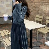 ベロアプリーツワンピース | Girly Doll | 詳細画像9