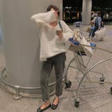 Vネックシャギーニット【韓国ファッション】 | Girly Doll | 詳細画像4 